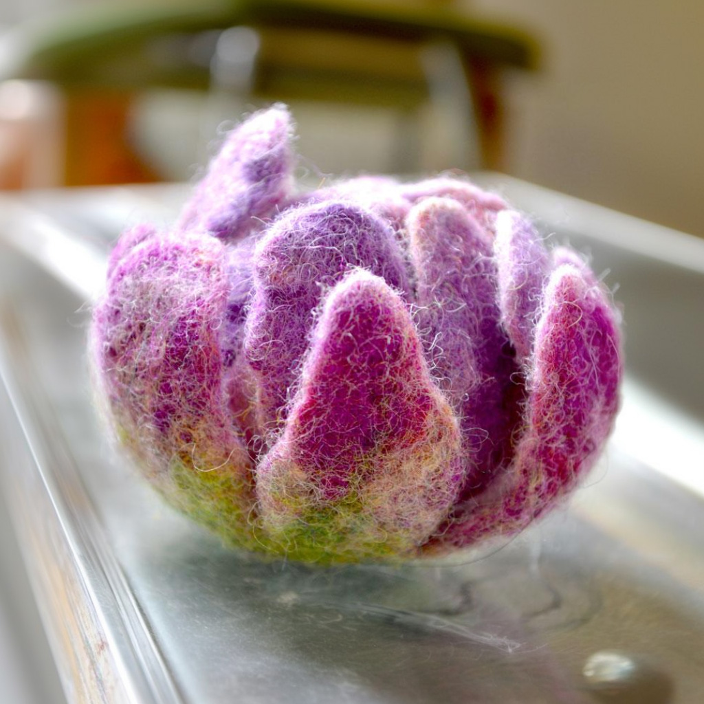 Felted flower