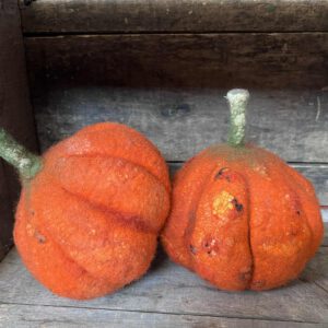 Felt a Pumpkin with Differential Felting – Advanced Technique