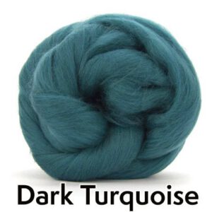 Blues | Extrafine Merino Wool Roving (Top), 18-19 Micron, 50 gr. (1.76 oz). For Wet Felting, Nuno Felting, Needle Felting, Spinning. - Image 5