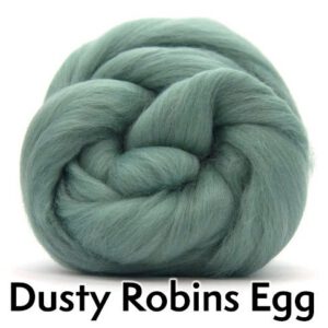 Blues | Extrafine Merino Wool Roving (Top), 18-19 Micron, 50 gr. (1.76 oz). For Wet Felting, Nuno Felting, Needle Felting, Spinning. - Image 6