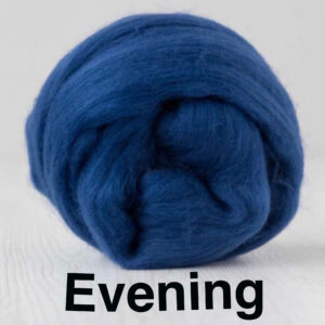Blues | Extrafine Merino Wool Roving (Top), 18-19 Micron, 50 gr. (1.76 oz). For Wet Felting, Nuno Felting, Needle Felting, Spinning. - Image 7