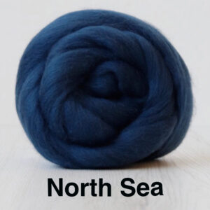 Blues | Extrafine Merino Wool Roving (Top), 18-19 Micron, 50 gr. (1.76 oz). For Wet Felting, Nuno Felting, Needle Felting, Spinning. - Image 8
