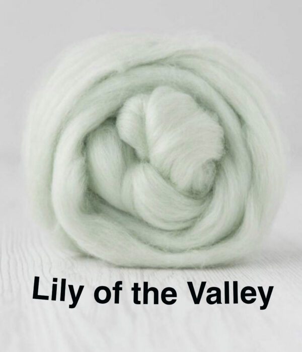 Blues | Extrafine Merino Wool Roving (Top), 18-19 Micron, 50 gr. (1.76 oz). For Wet Felting, Nuno Felting, Needle Felting, Spinning.