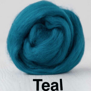 Blues | Extrafine Merino Wool Roving (Top), 18-19 Micron, 50 gr. (1.76 oz). For Wet Felting, Nuno Felting, Needle Felting, Spinning. - Image 9