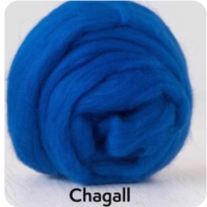 Blues | Extrafine Merino Wool Roving (Top), 18-19 Micron, 50 gr. (1.76 oz). For Wet Felting, Nuno Felting, Needle Felting, Spinning. - Image 18