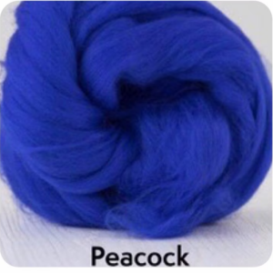 Blues | Extrafine Merino Wool Roving (Top), 18-19 Micron, 50 gr. (1.76 oz). For Wet Felting, Nuno Felting, Needle Felting, Spinning. - Image 24
