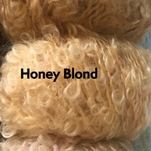 DollyMo - Mohair Bouclé (large curl) for Waldorf Doll Hair, Natural Cloth Doll, Natural Crafting - Image 4