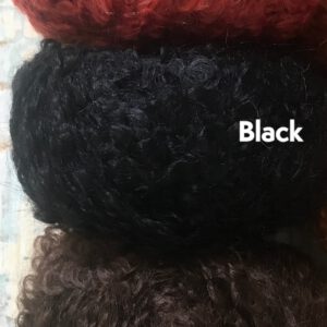 DollyMo - Mohair Bouclé (large curl) for Waldorf Doll Hair, Natural Cloth Doll, Natural Crafting - Image 5