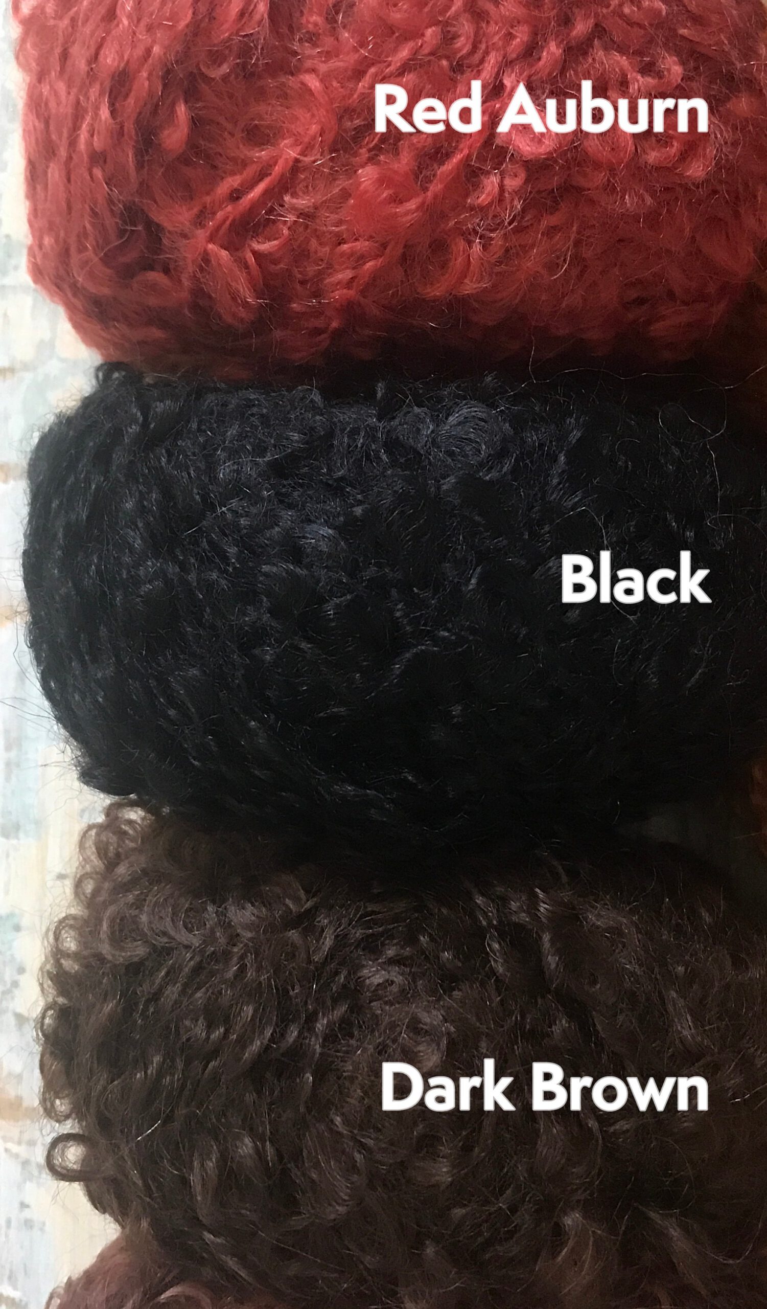 DollyMo - Mohair Bouclé (large curl) for Waldorf Doll Hair, Natural Cloth Doll, Natural Crafting - Image 5