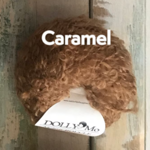 DollyMo - Mohair Bouclé (large curl) for Waldorf Doll Hair, Natural Cloth Doll, Natural Crafting - Image 11