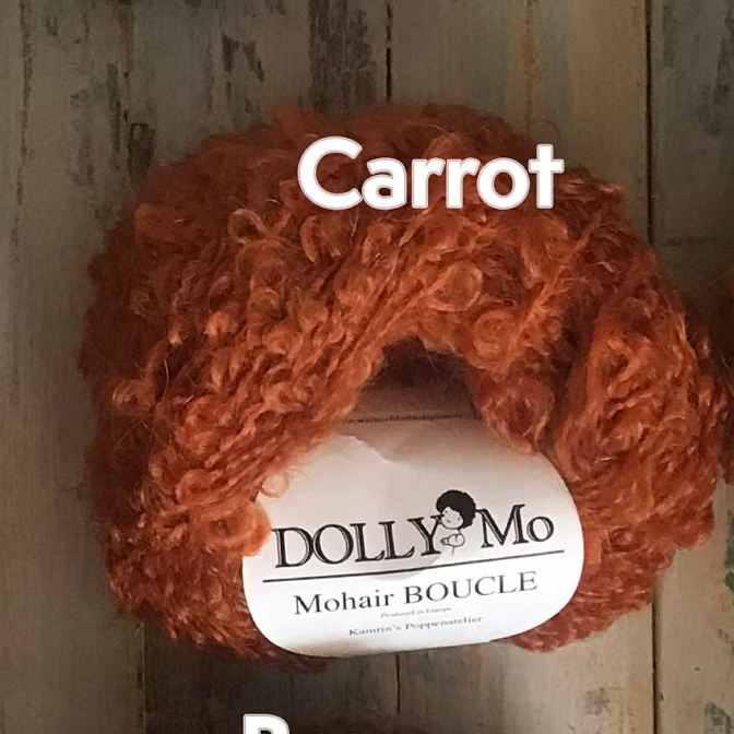 DollyMo - Mohair Bouclé (large curl) for Waldorf Doll Hair, Natural Cloth Doll, Natural Crafting - Image 12