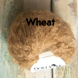 DollyMo - Mohair Bouclé (large curl) for Waldorf Doll Hair, Natural Cloth Doll, Natural Crafting - Image 20