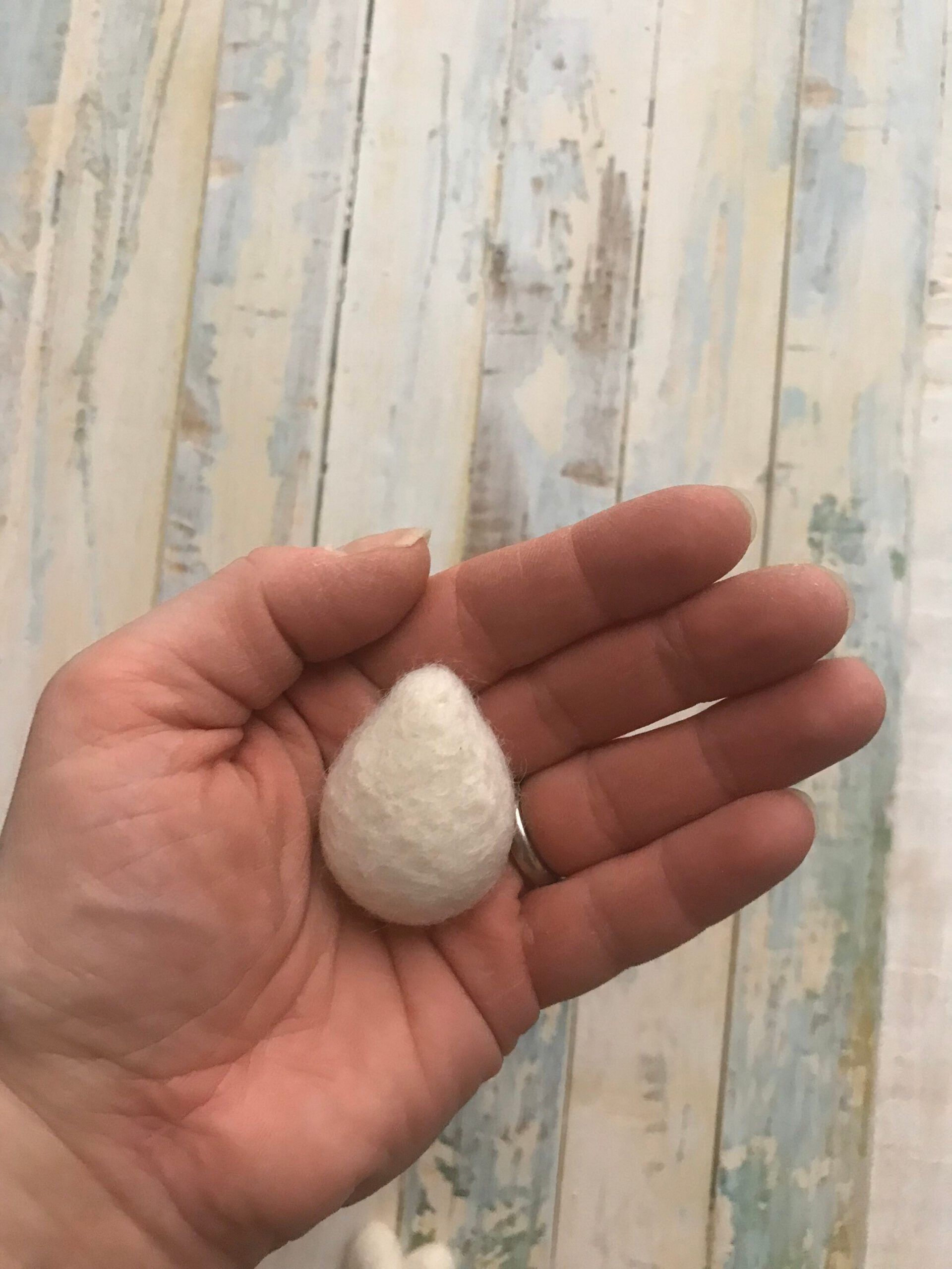 Felt Heart or Star or Drop – 100% Wool – Natural Colour – Great for Dyeing - Image 2