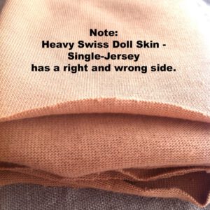 Heavy Doll-Making Jersey, Heavyweight, Swiss Quality, Laib Yala, Waldorf Doll Making - Image 2