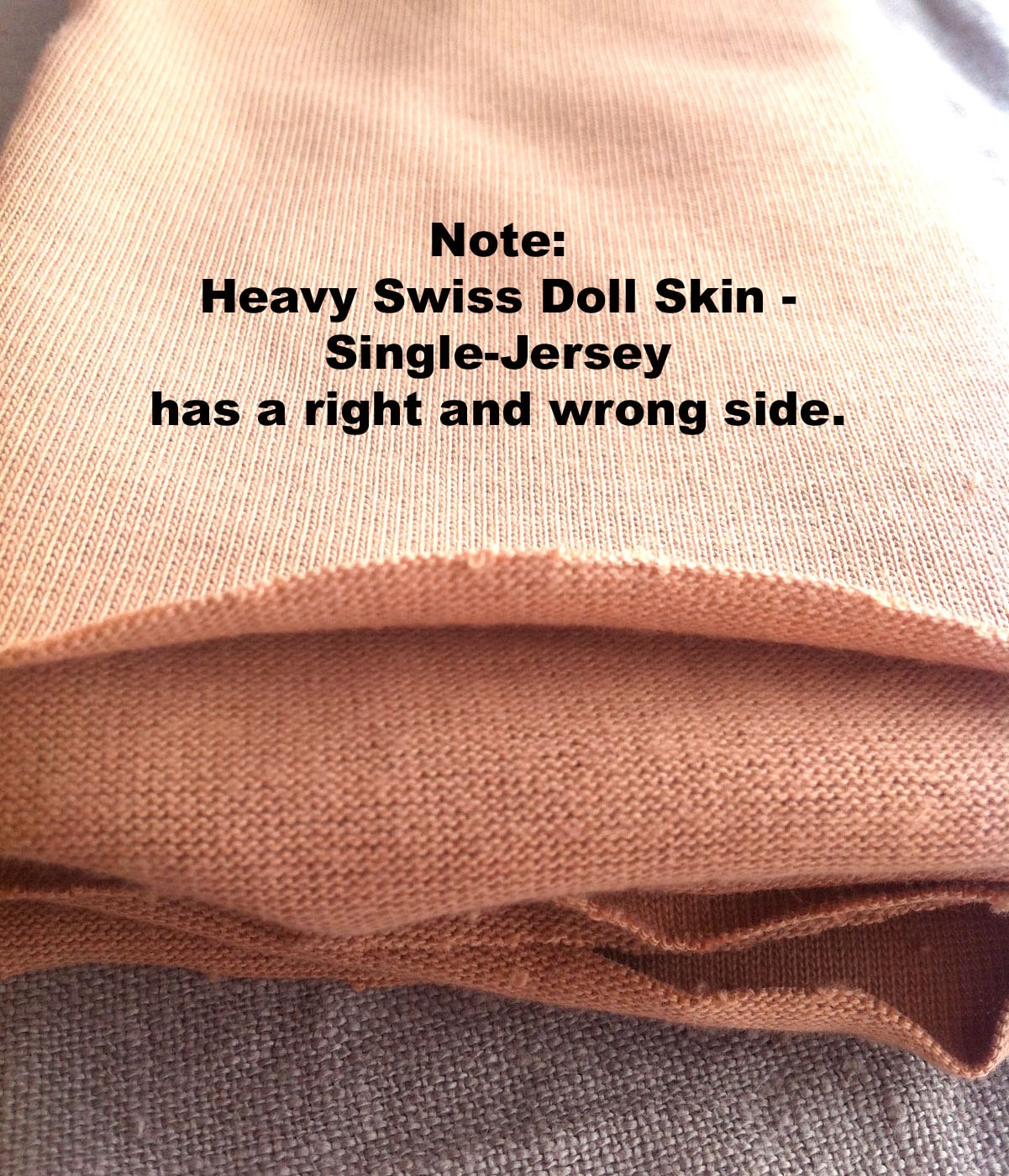 Heavy Doll-Making Jersey, Heavyweight, Swiss Quality, Laib Yala, Waldorf Doll Making - Image 2