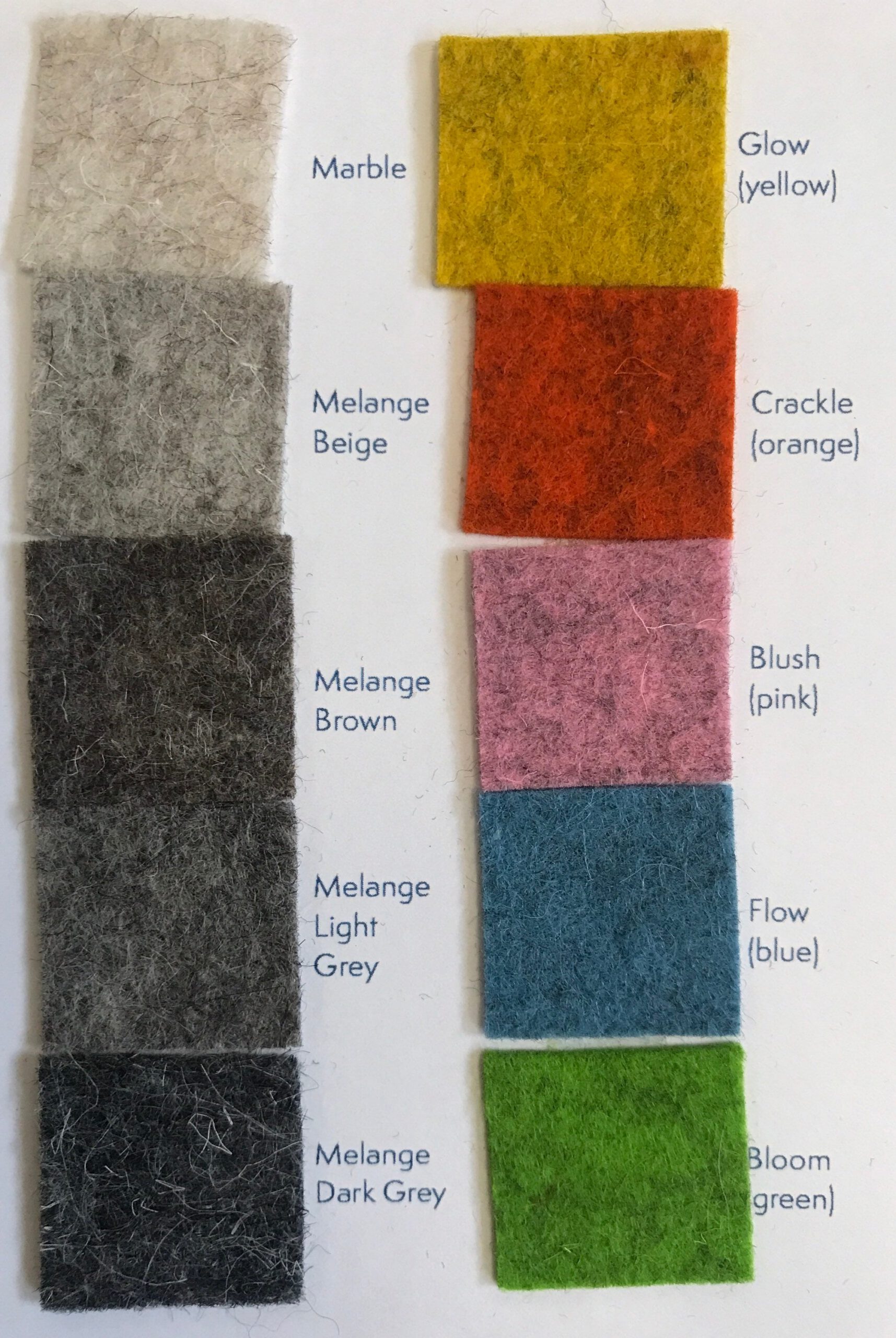 Large Sheets - Pure Wool Felt - 40 x 40cm (15.75" x 15.75") 100% Wool - Image 5