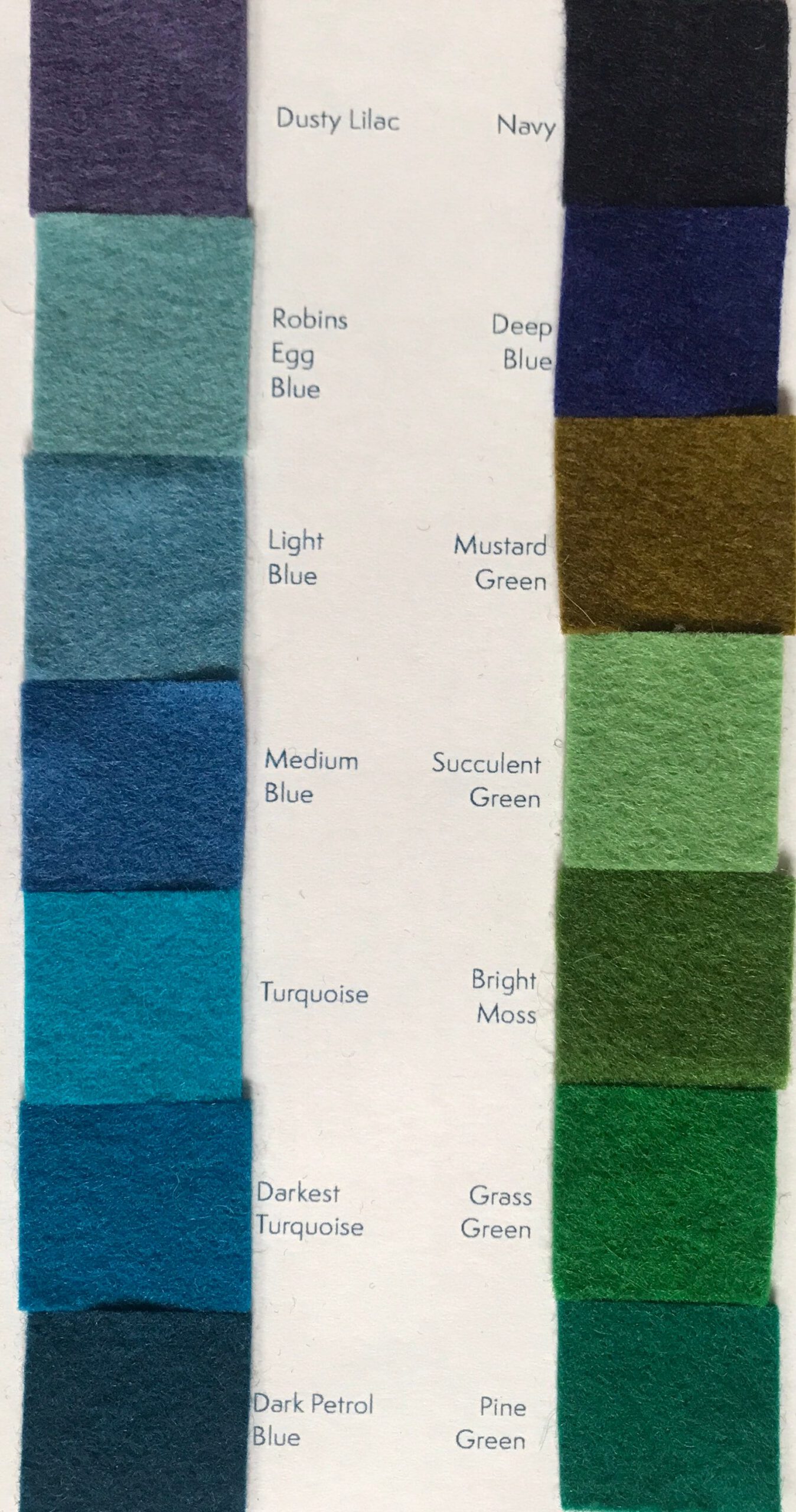 Large Sheets - Pure Wool Felt - 40 x 40cm (15.75" x 15.75") 100% Wool - Image 4