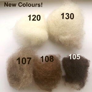 Swiss Mountain Sheep - Dyed Batt - Bergschaf - Valois - 27 micron - 50 gram units - Image 5