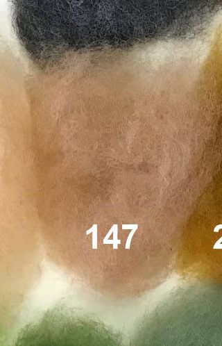 Swiss Mountain Sheep - Dyed Batt - Bergschaf - Valois - 27 micron - 50 gram units