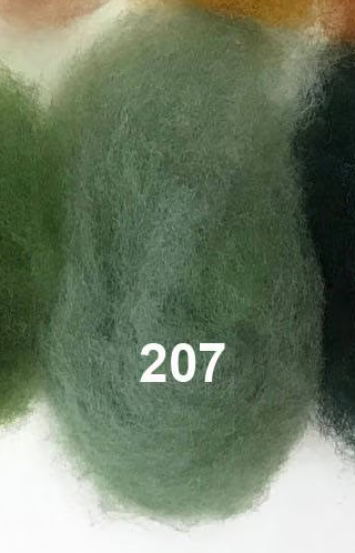 Swiss Mountain Sheep - Dyed Batt - Bergschaf - Valois - 27 micron - 50 gram units