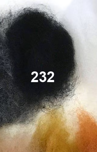 Swiss Mountain Sheep - Dyed Batt - Bergschaf - Valois - 27 micron - 50 gram units