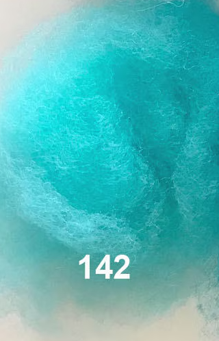 Swiss Mountain Sheep - Dyed Batt - Bergschaf - Valois - 27 micron - 50 gram units