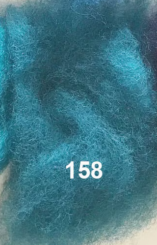 Swiss Mountain Sheep - Dyed Batt - Bergschaf - Valois - 27 micron - 50 gram units