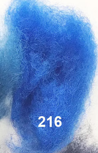 Swiss Mountain Sheep - Dyed Batt - Bergschaf - Valois - 27 micron - 50 gram units