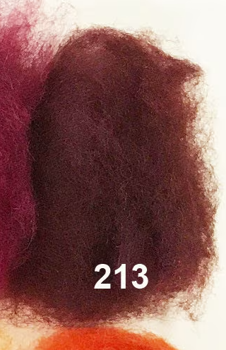 Swiss Mountain Sheep - Dyed Batt - Bergschaf - Valois - 27 micron - 50 gram units