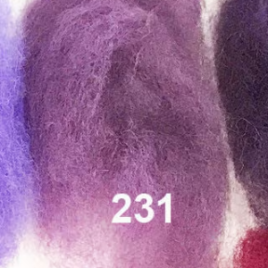 Swiss Mountain Sheep - Dyed Batt - Bergschaf - Valois - 27 micron - 50 gram units - Image 22