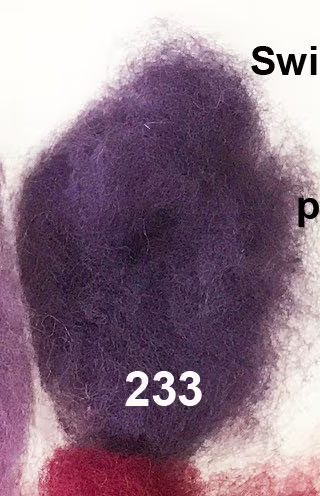 Swiss Mountain Sheep - Dyed Batt - Bergschaf - Valois - 27 micron - 50 gram units
