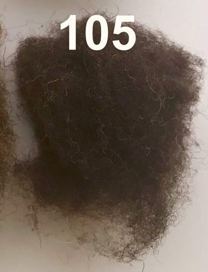 Swiss Mountain Sheep - Dyed Batt - Bergschaf - Valois - 27 micron - 50 gram units