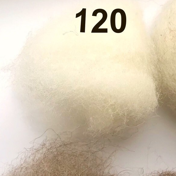 Swiss Mountain Sheep - Dyed Batt - Bergschaf - Valois - 27 micron - 50 gram units
